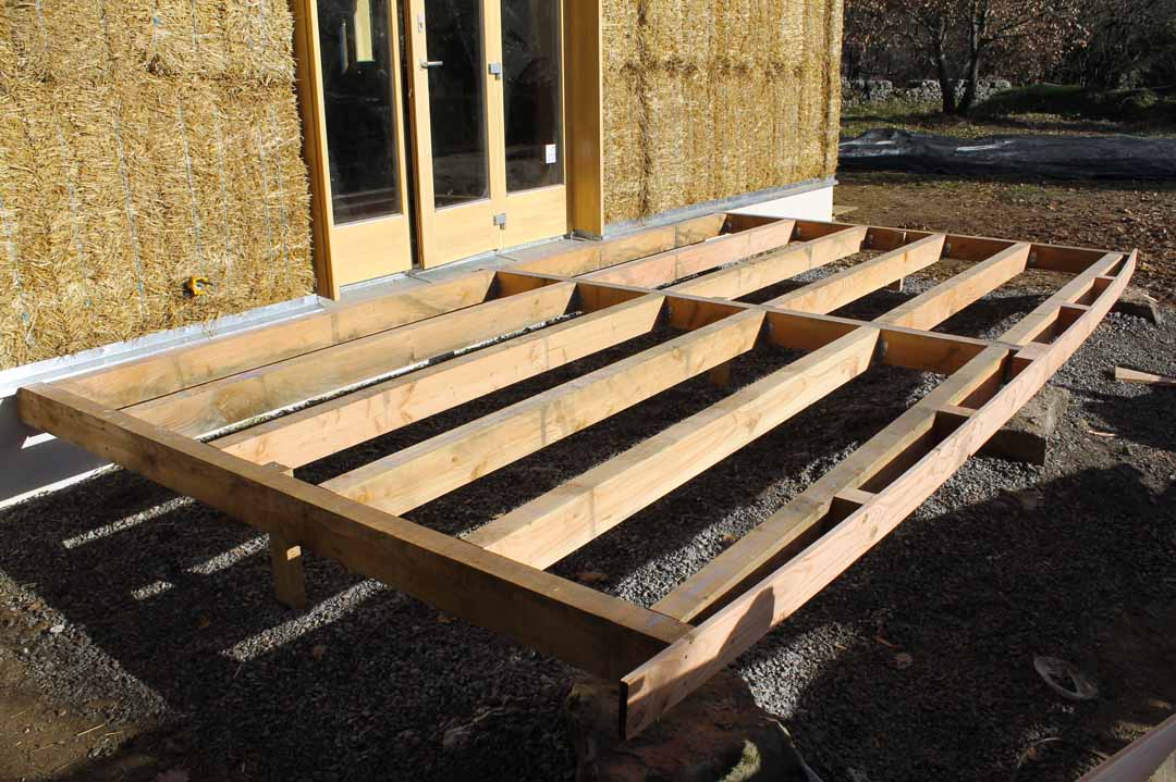 Les Assions - Structure bois terrasse