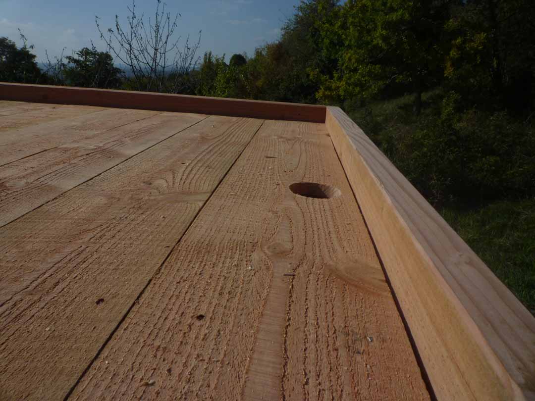 Agen : cabane ossature bois toiture végétalisée • De ...