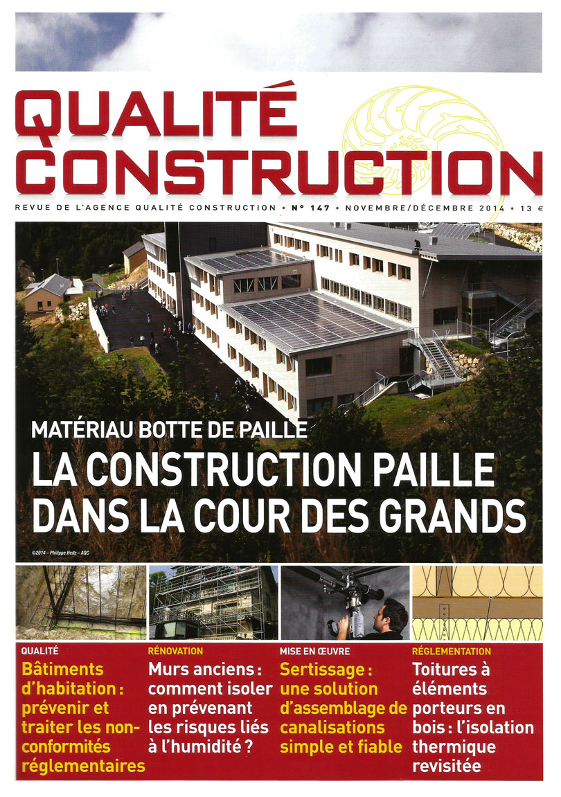 Revue Qualite Construction - Article Construction paille