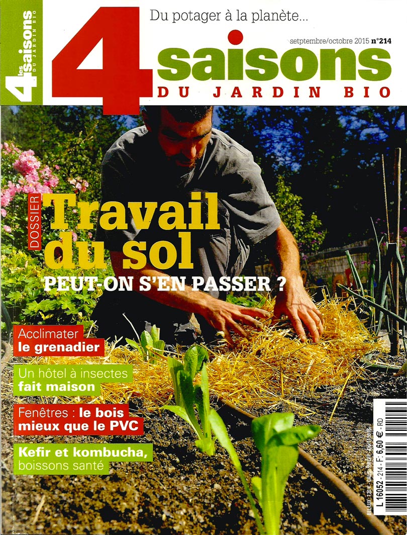 Revue Les 4 saisons du jardin bio - Article